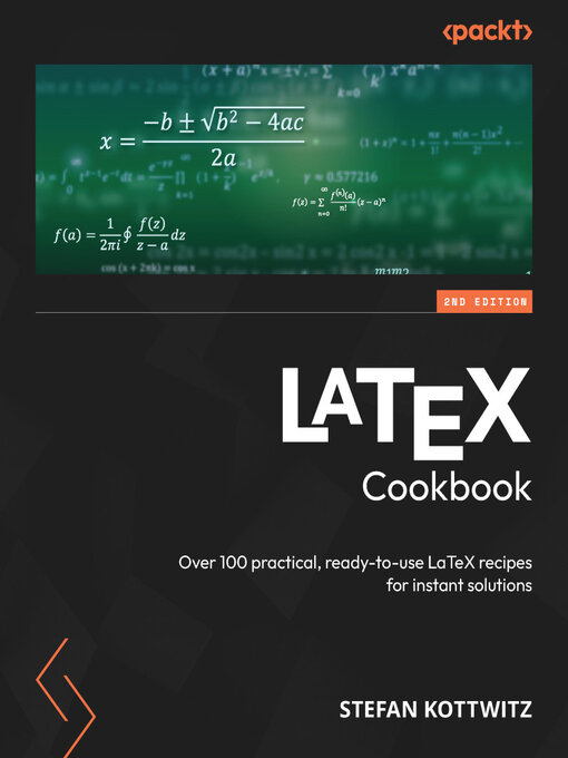 Title details for LaTeX Cookbook by Stefan Kottwitz - Wait list